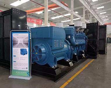延安云計算數據中心項目（7臺1800KW/10.5KV高壓發(fā)電機）