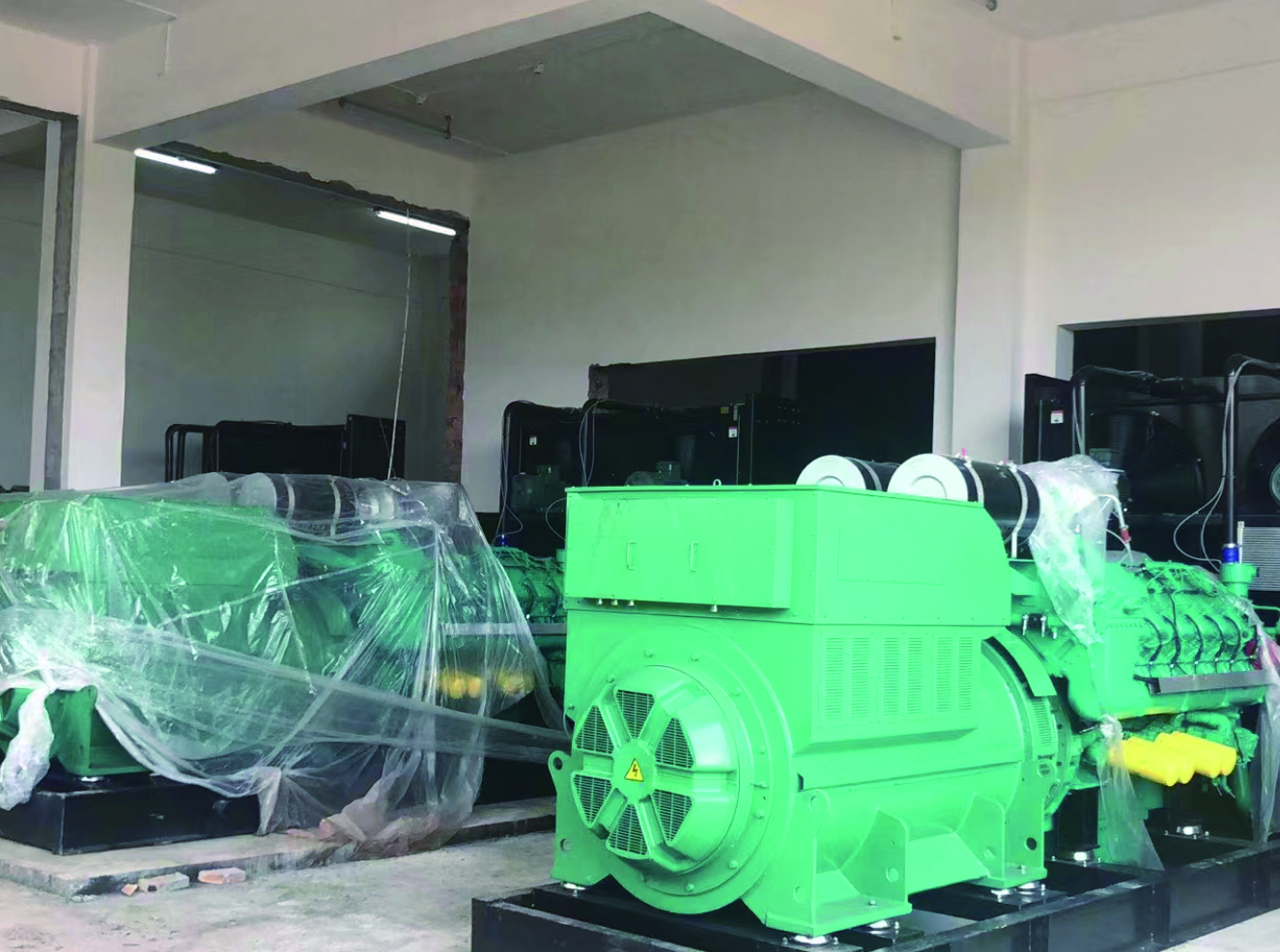 湖南某數據云項目（3臺1800KW10.5KV高壓發(fā)電機）